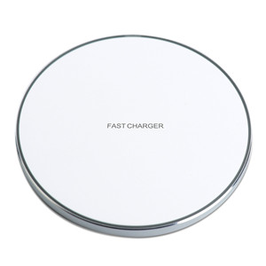 10W Universal QI Round Fast Charger Mobile Phone Wireless Charger Pad For iPhone/For Samsung