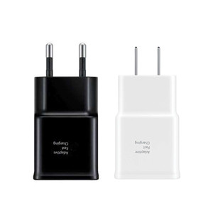 For Samsung S10 S9 S8 Fast  charger 5V 2A US/EU/UK Plug Travel adapter Wall Fast Charger