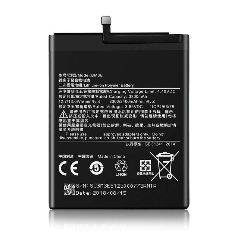 Mobile Phone Battery For Xiaomi Mi 8 Battery Replacement